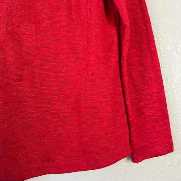 The Childrens Place Girls Silver Heart Red Tee - Picture 12 of 16